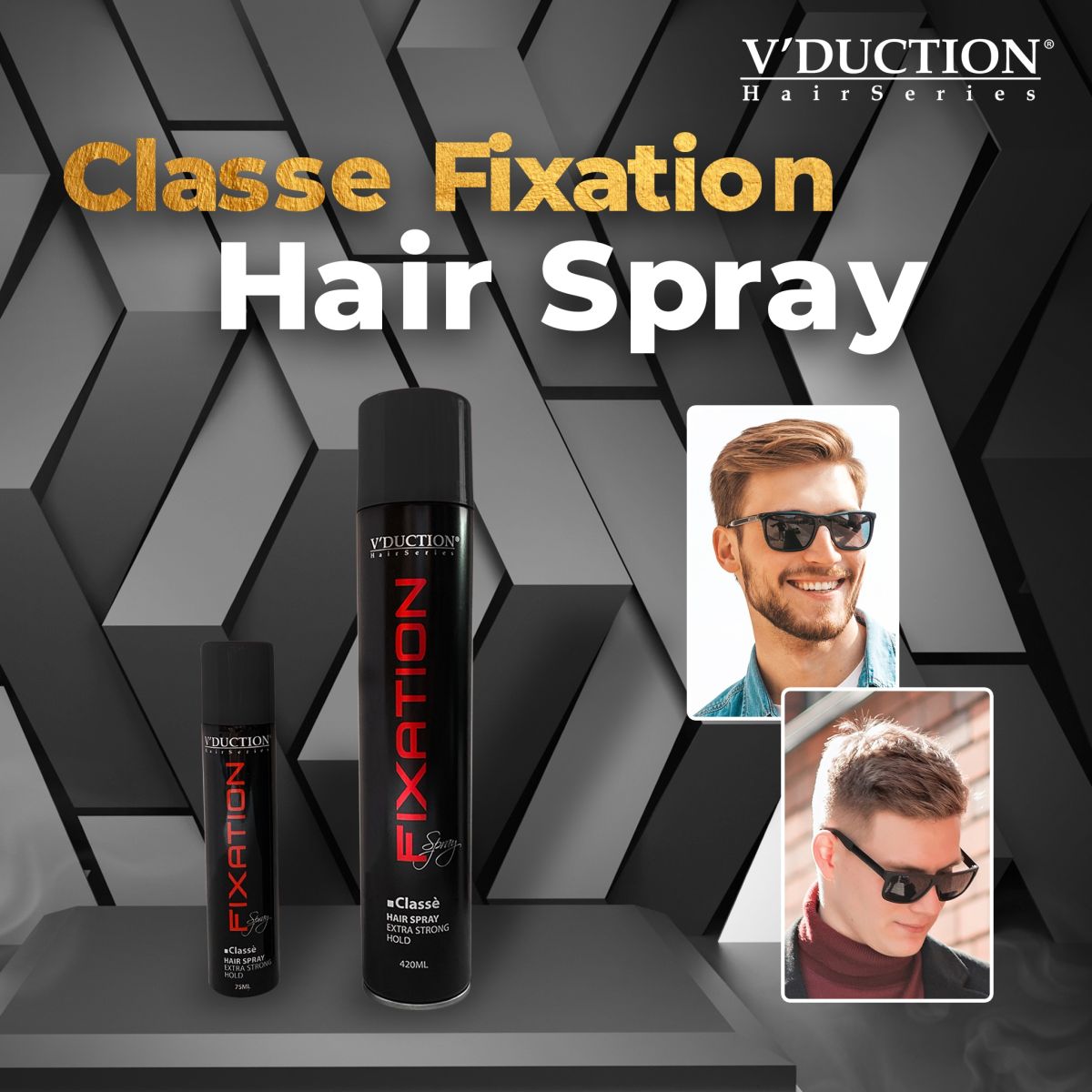 Classe Fixation Hair Spray (Black Cap)